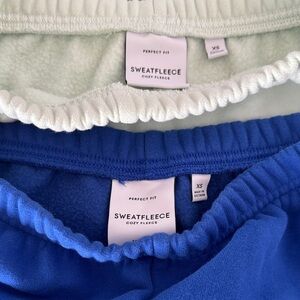Aritzia sweatfleece  cozy fleece shorts
